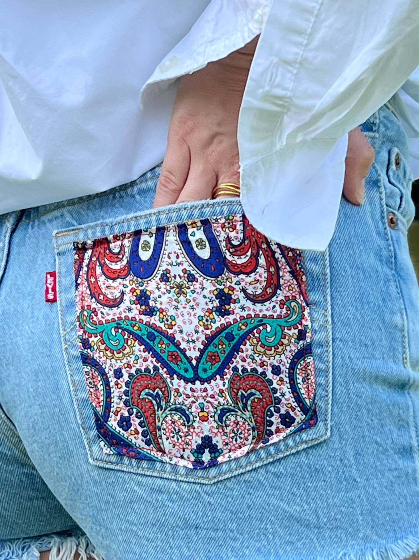 Short Levi's® upcyclé W27