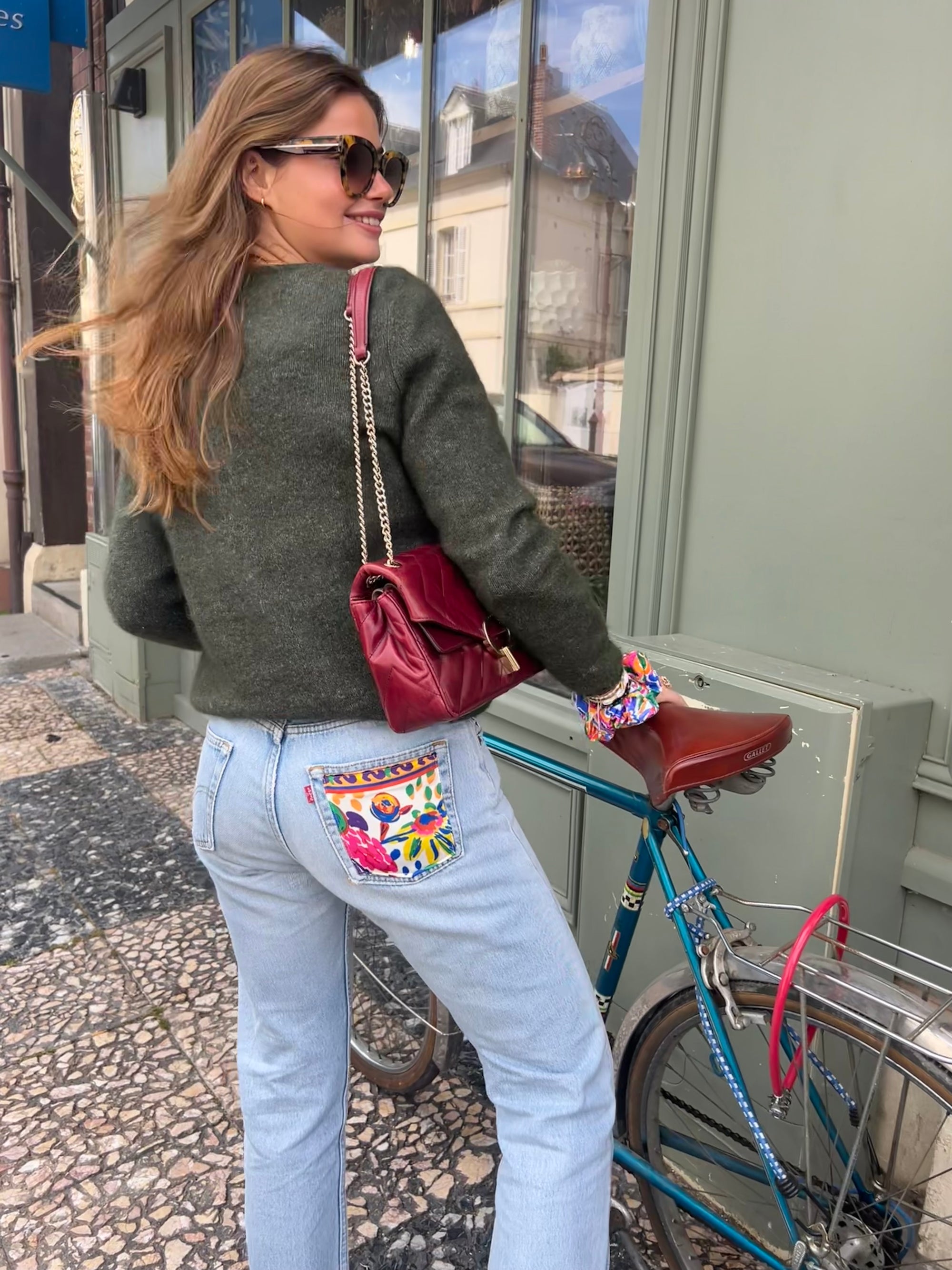 Jeans Levi's® Vintage upcyclé - T36
