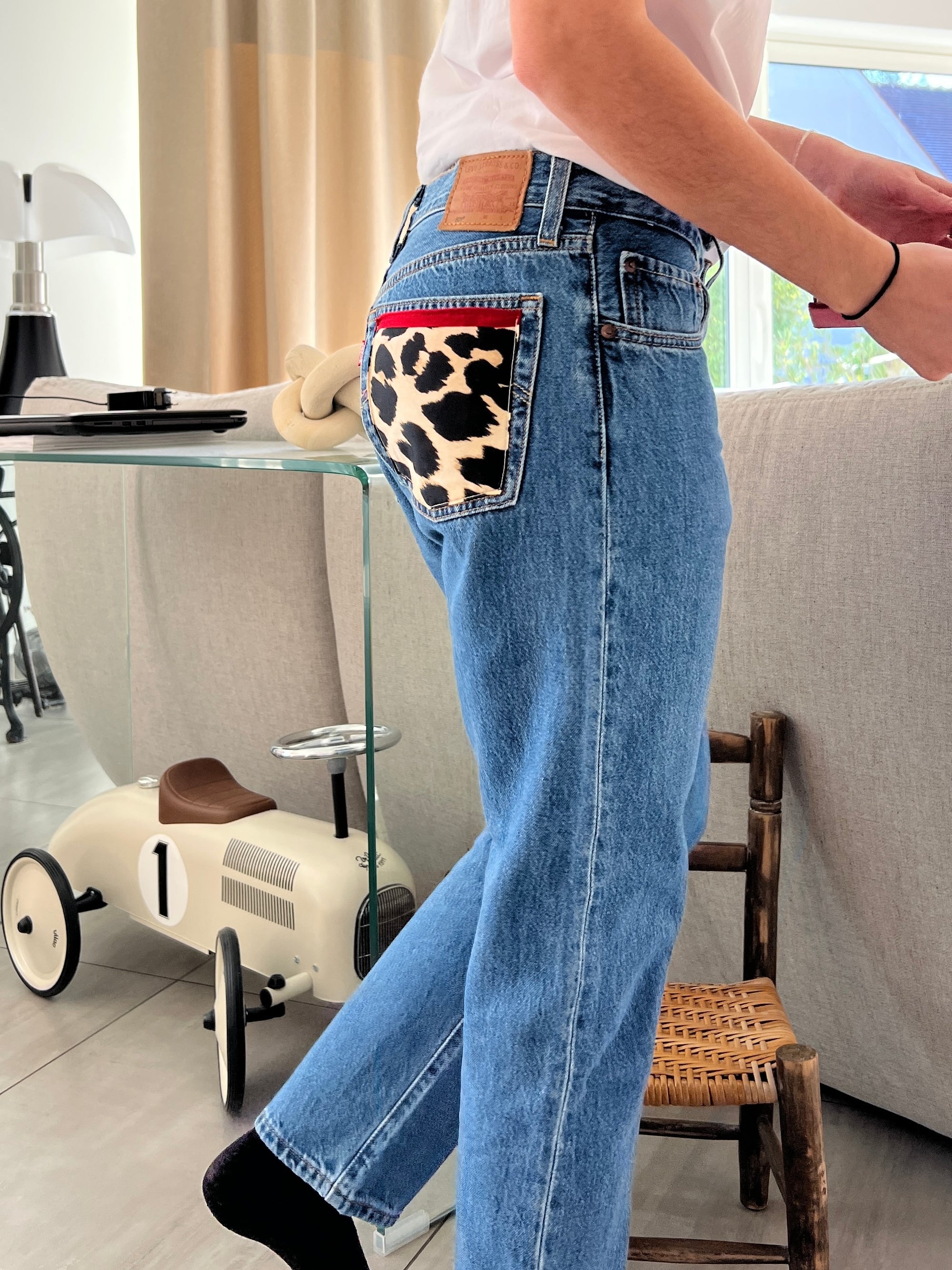 Jeans Levi's® upcyclé W28 L26