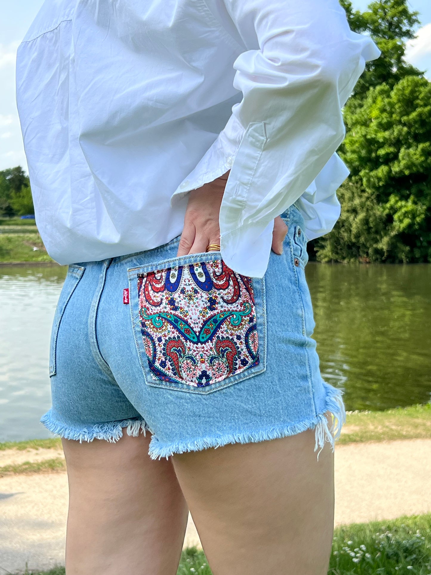 Short Levi's® upcyclé W27