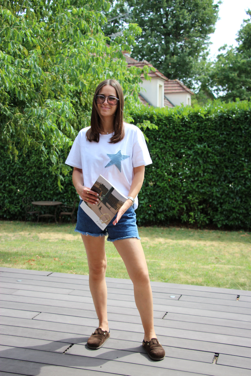 T-shirt étoile bleu