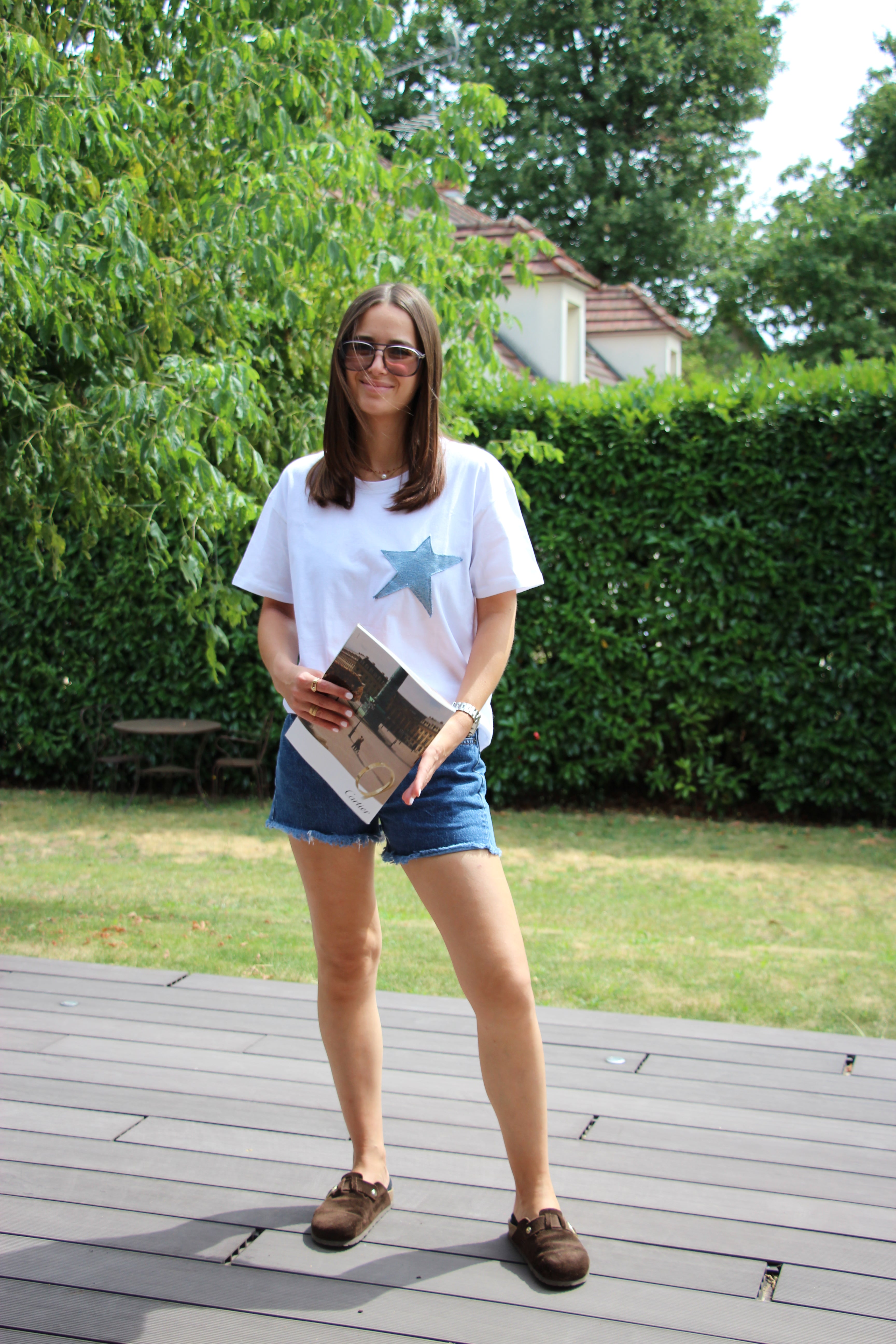 T-shirt étoile bleu