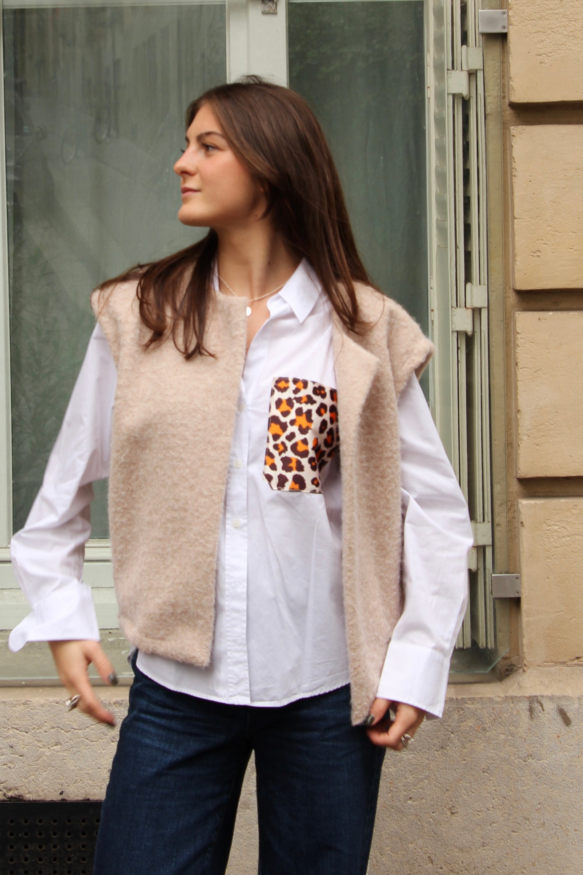 chemise léopard