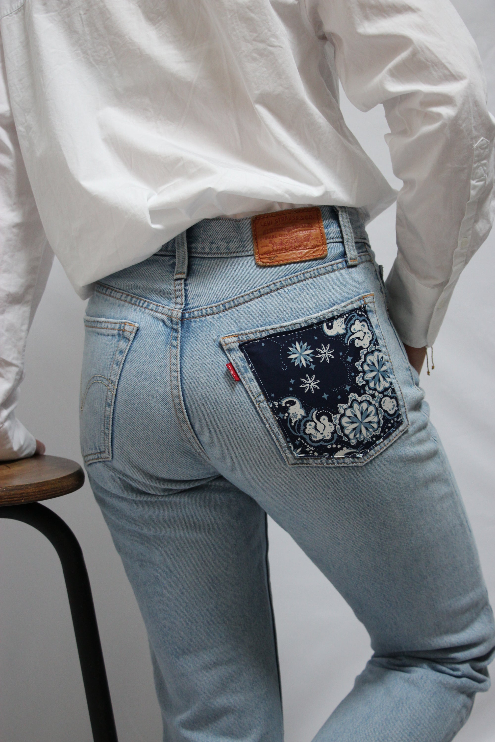 Jeans Levi's® upcyclé W26 L28