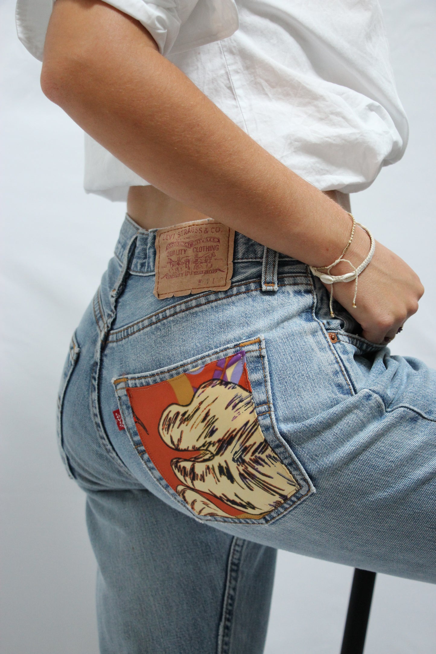 Jeans Levi's upcyclé