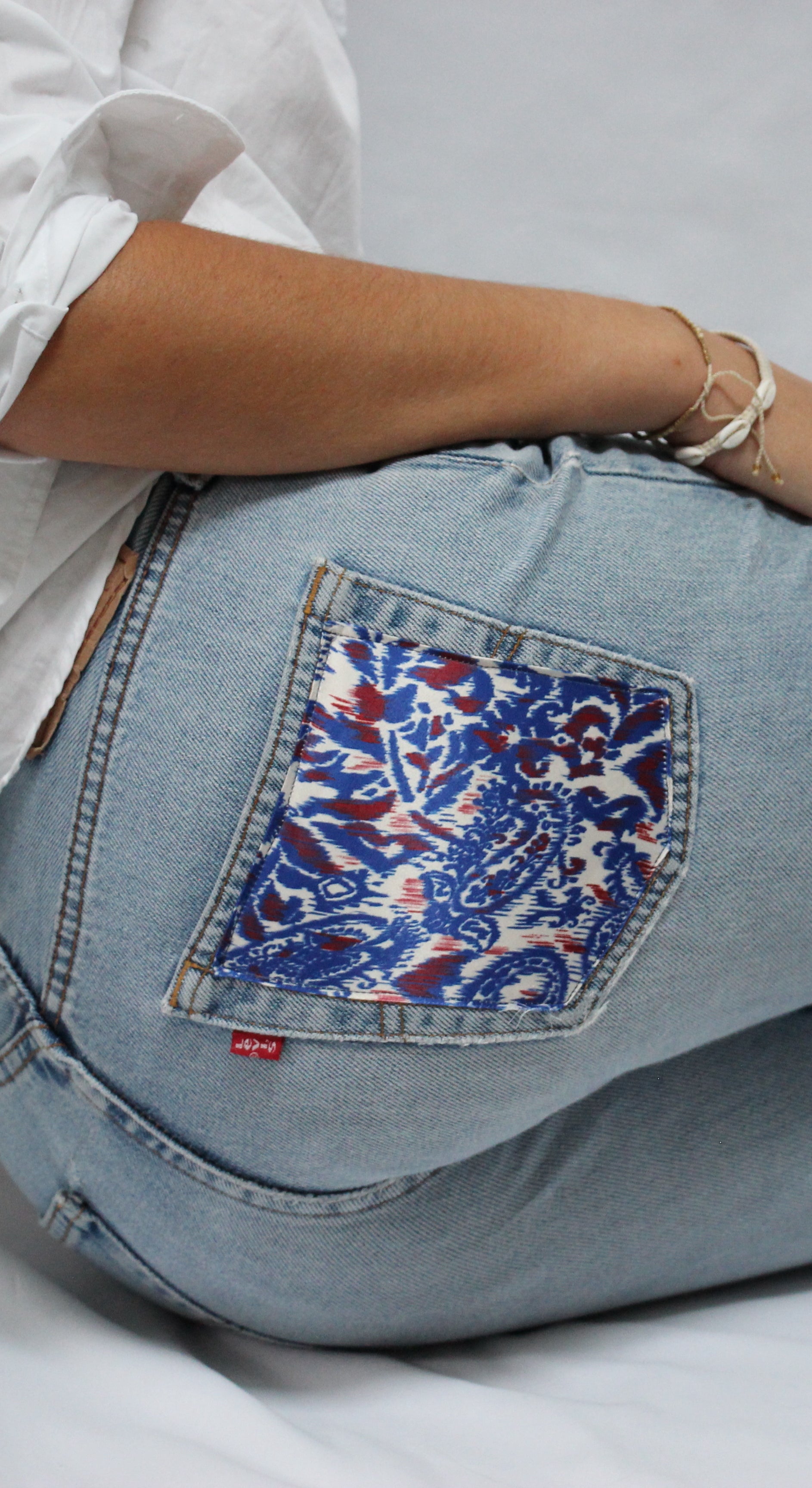 Jeans Levi's® Vintage upcyclé - T36
