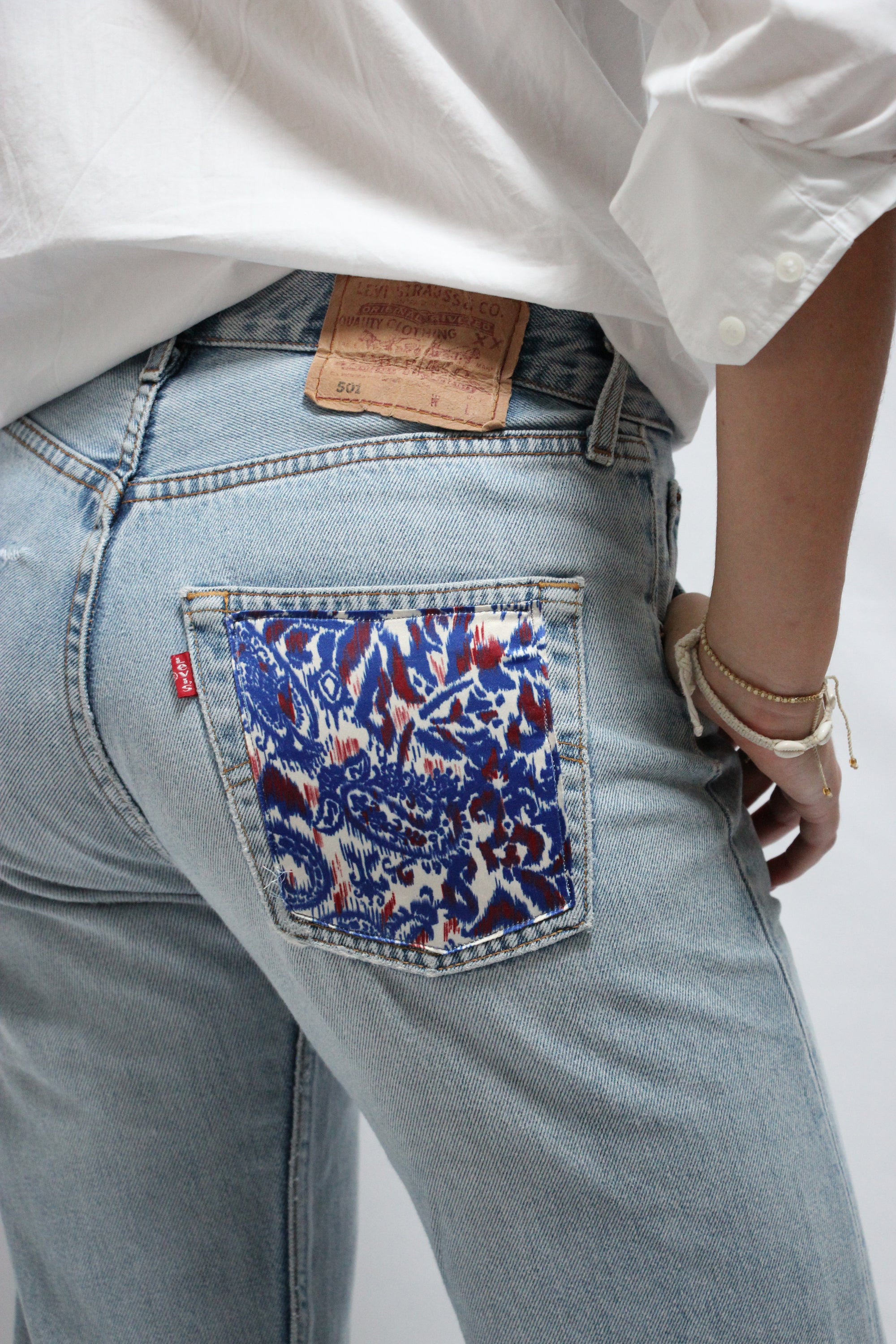 Jeans Levi's® Vintage upcyclé - T36