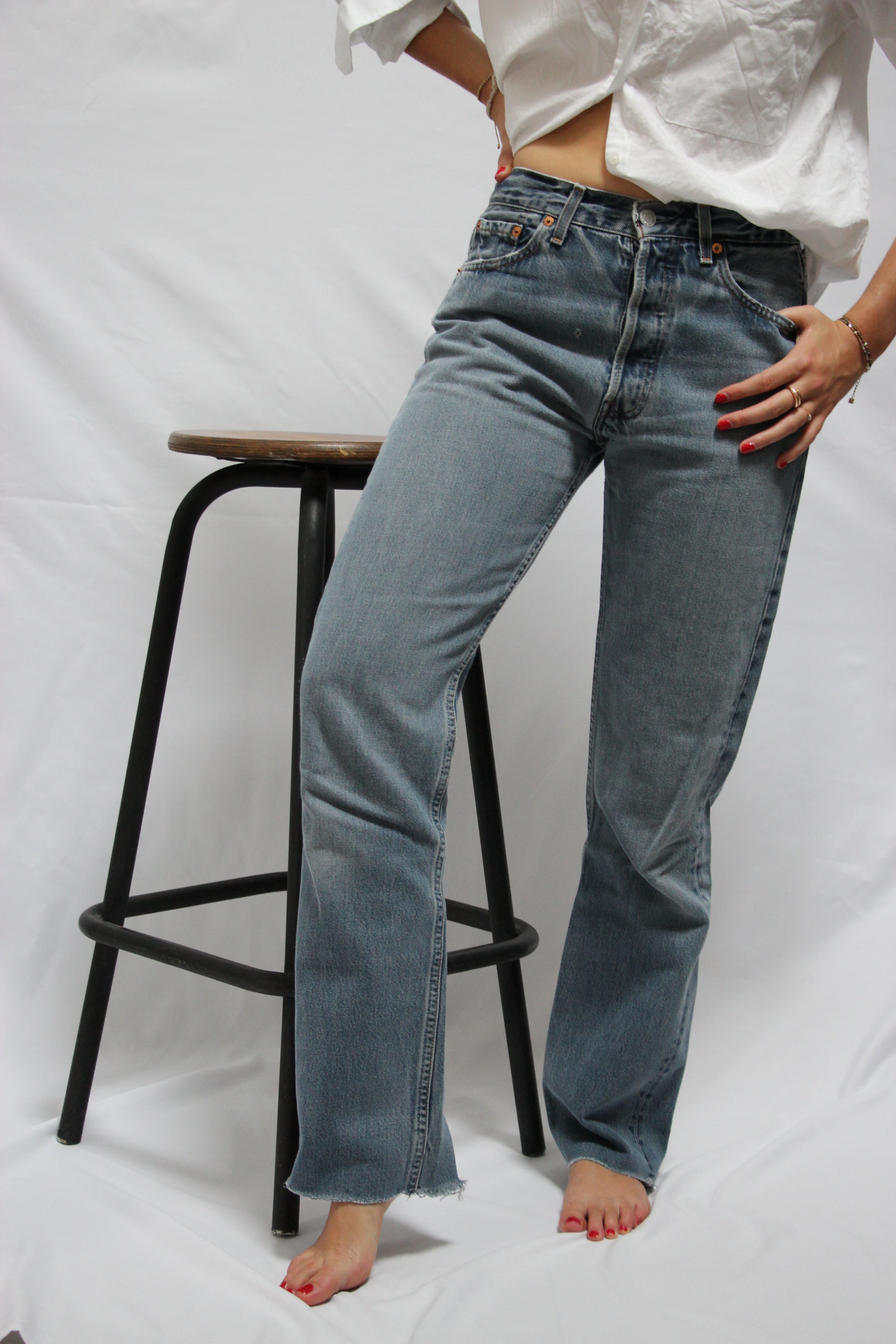 Jeans Levi's® Vintage upcyclé - T36