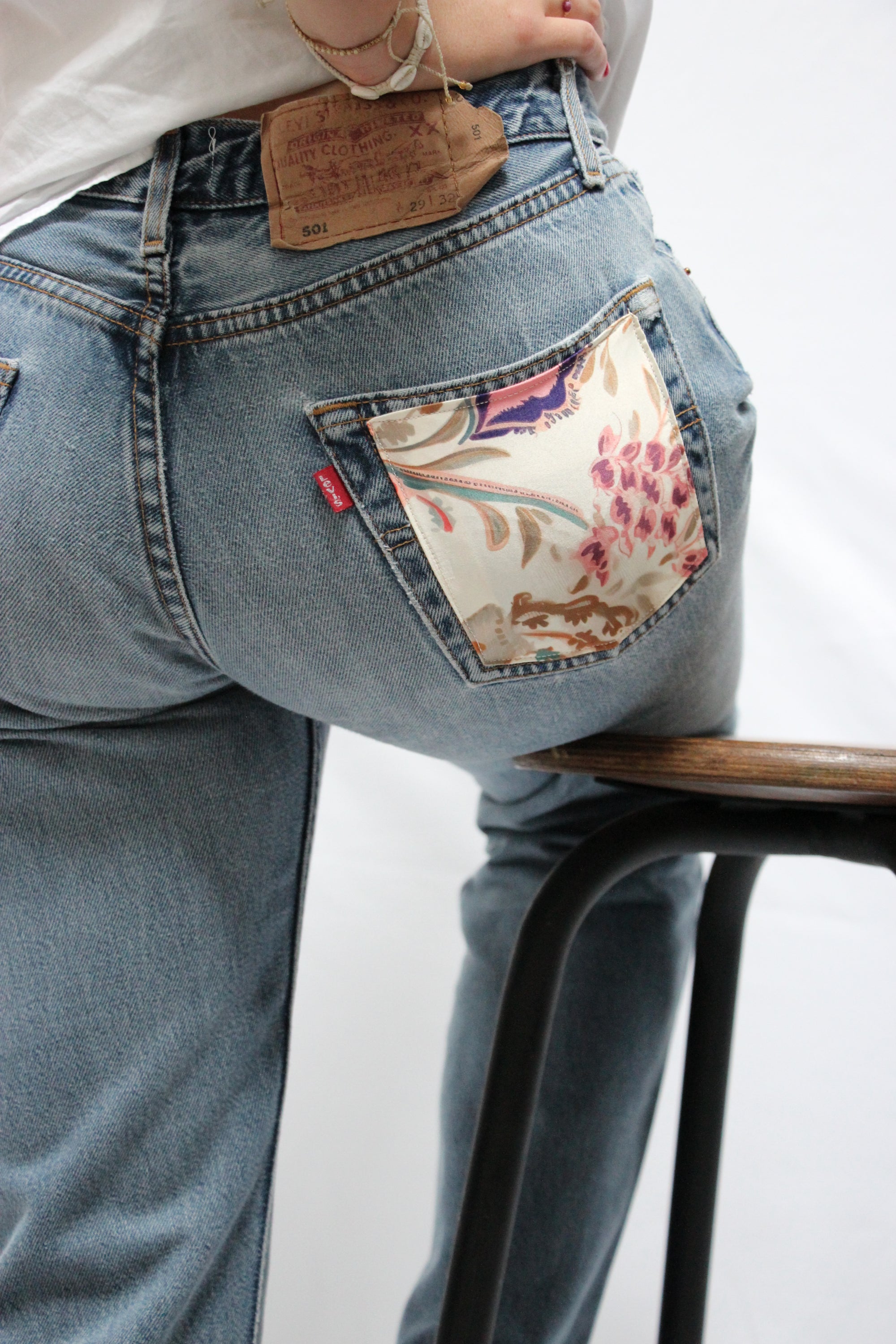 Jeans Levi's® Vintage upcyclé - T36