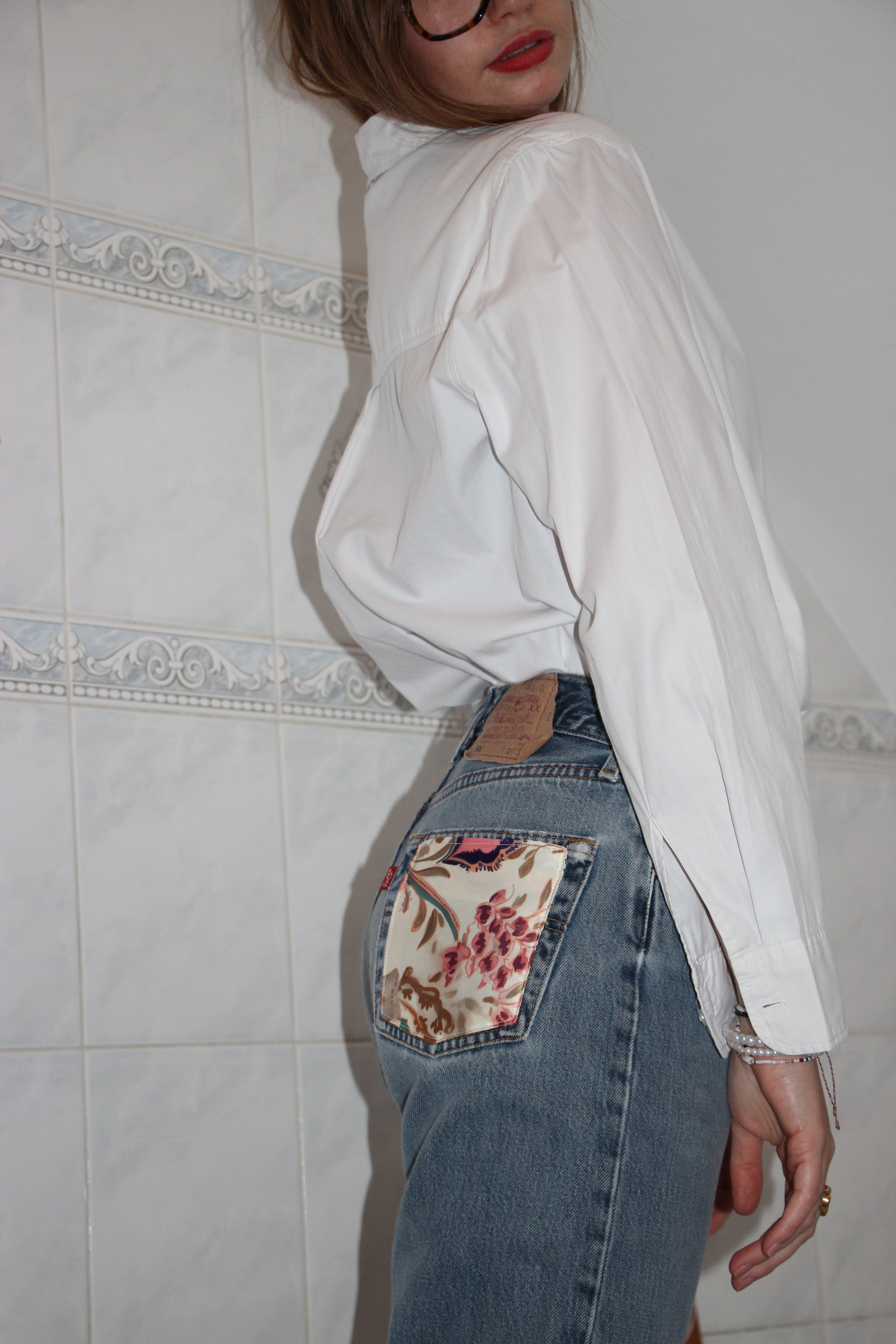 Jeans Levi's® Vintage upcyclé - T36