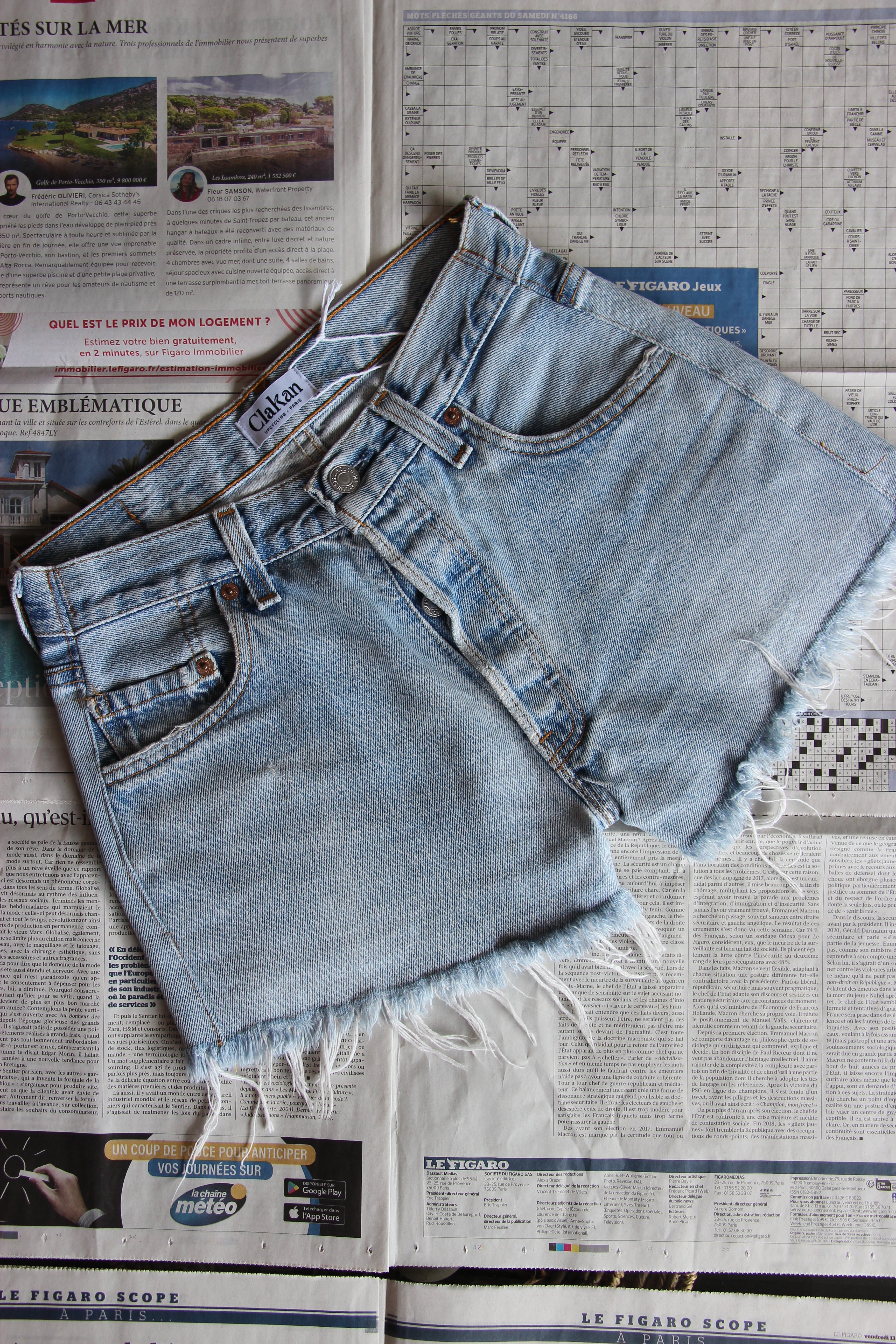 Short Levi's® vintage upcyclé - T32
