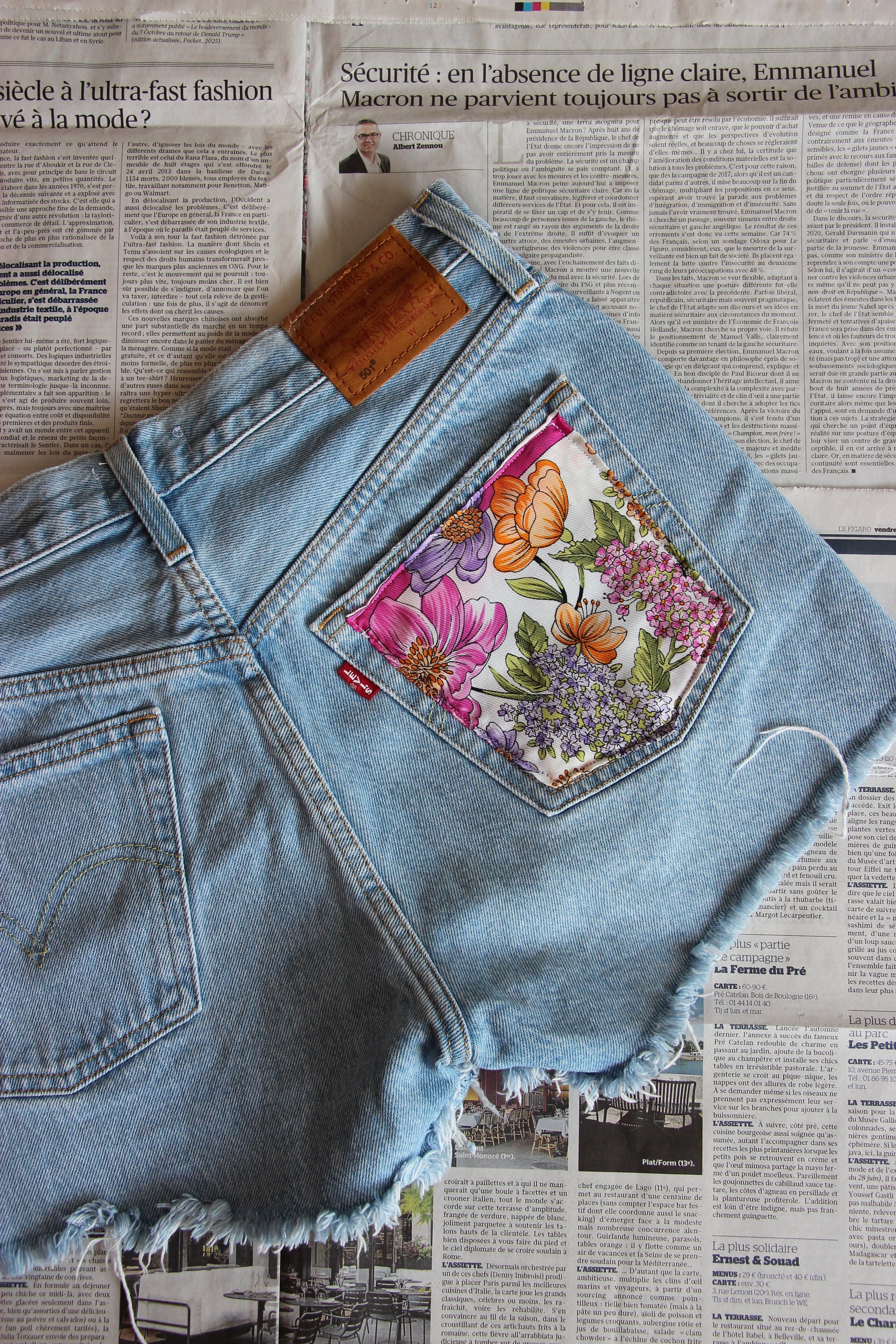 Short Levi's® upcyclé W27