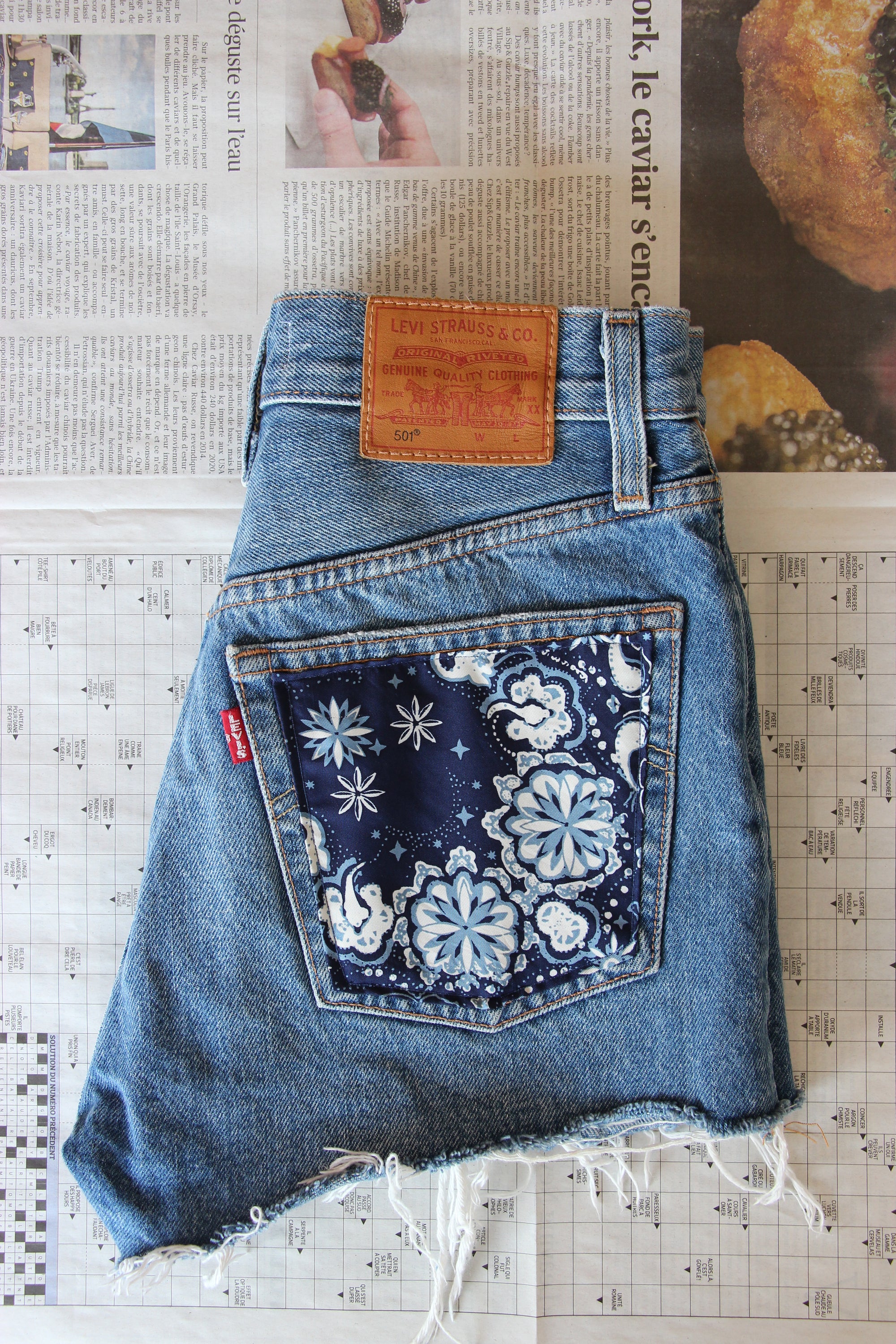 Short Levi's® upcyclé W24