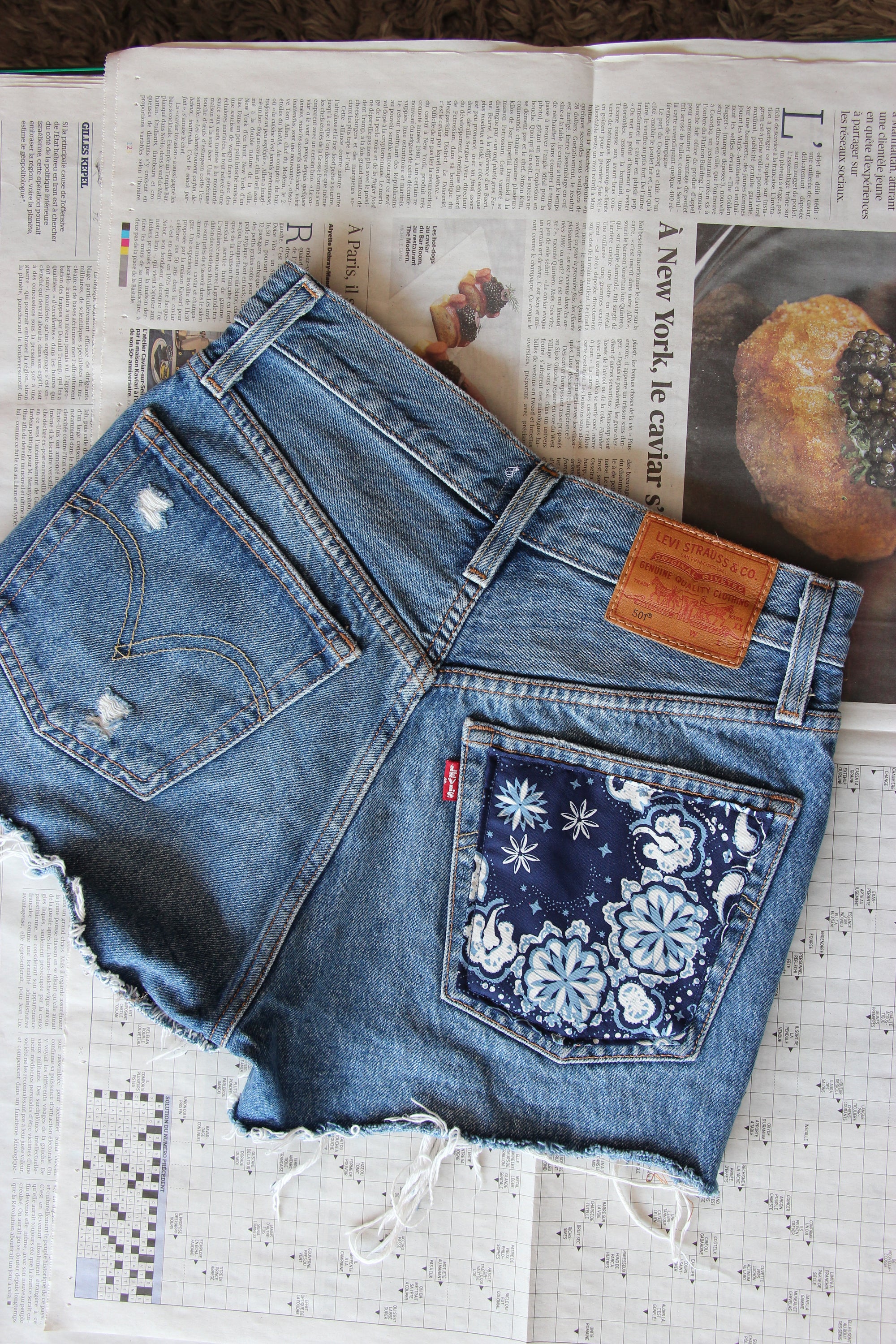 Short Levi's® upcyclé W24