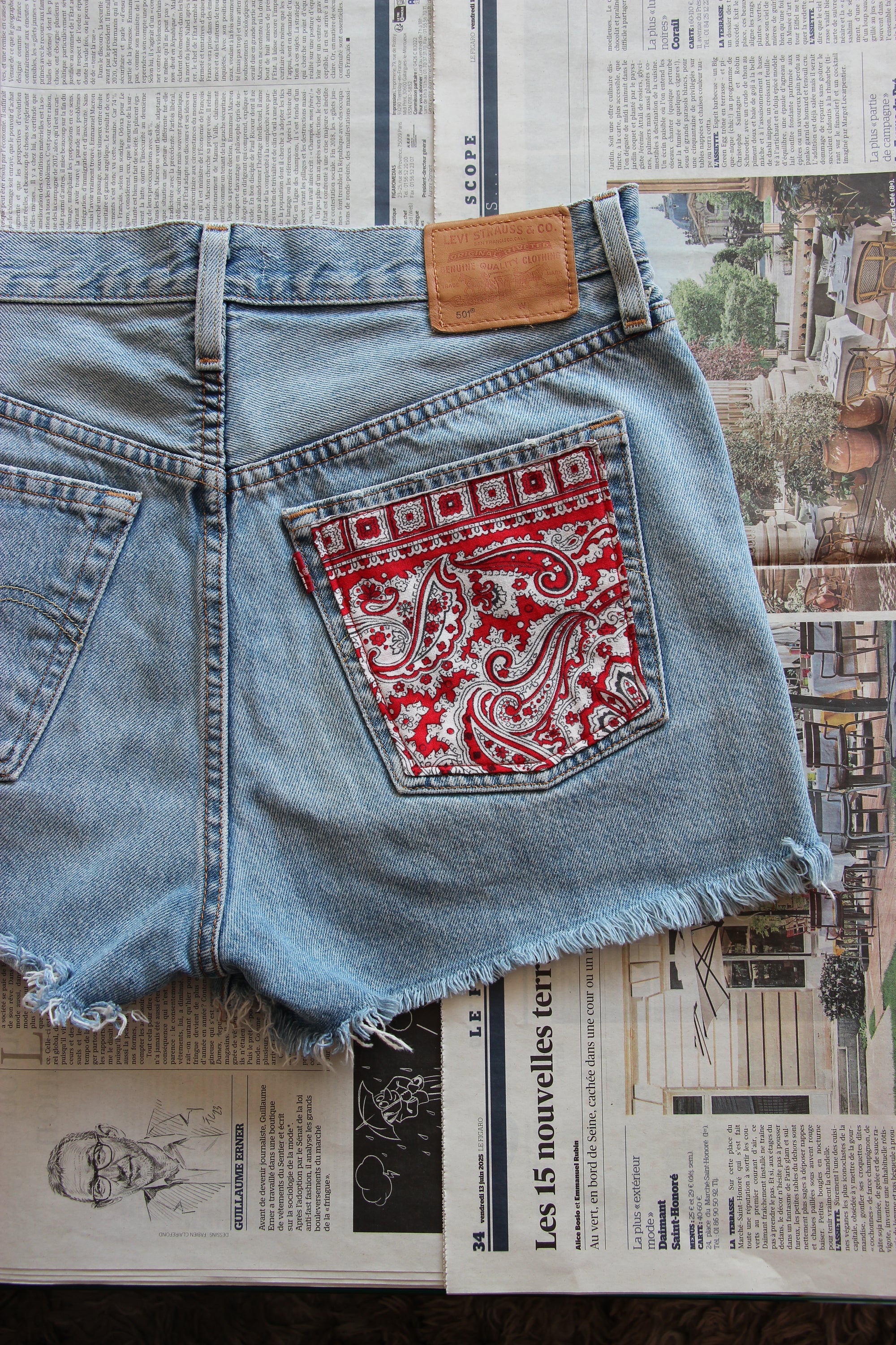Short Levi's® upcyclé w27