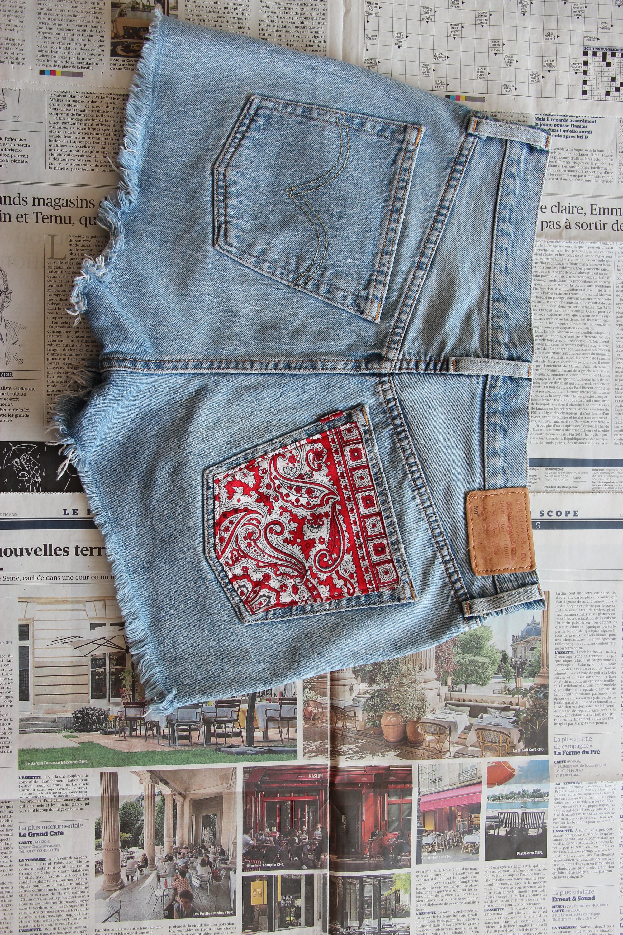 Short Levi's® upcyclé w27