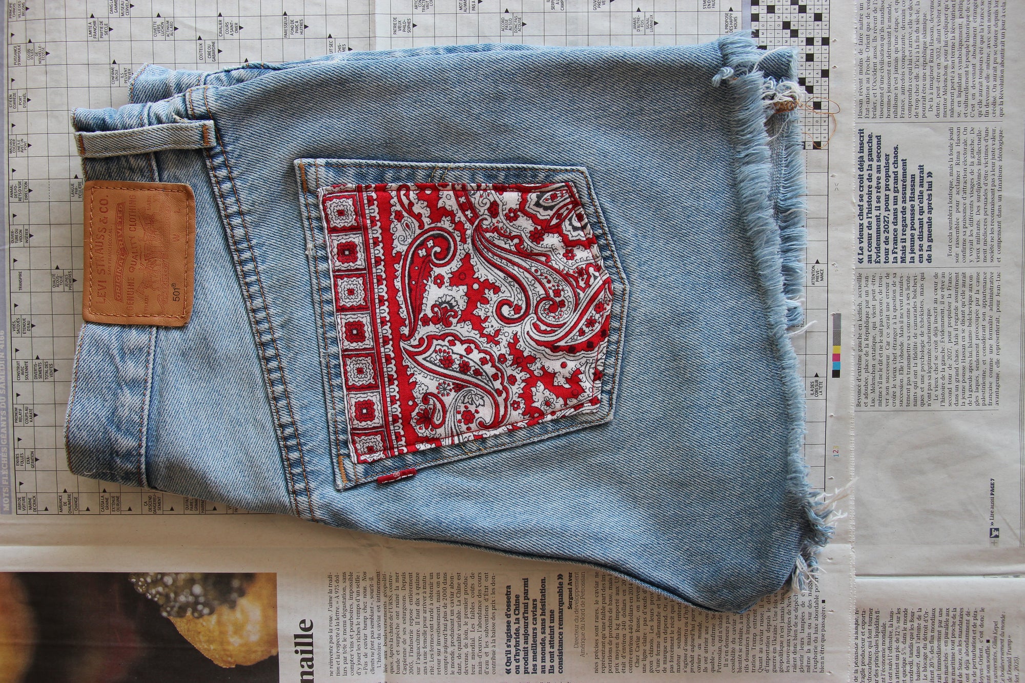 Short Levi's® upcyclé w27