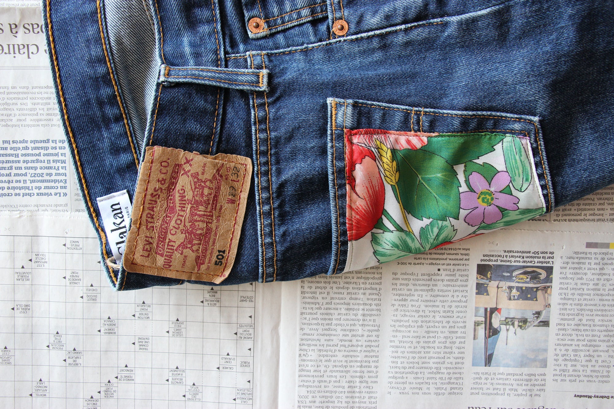 Short Levi's® Vintage upcyclé - T36