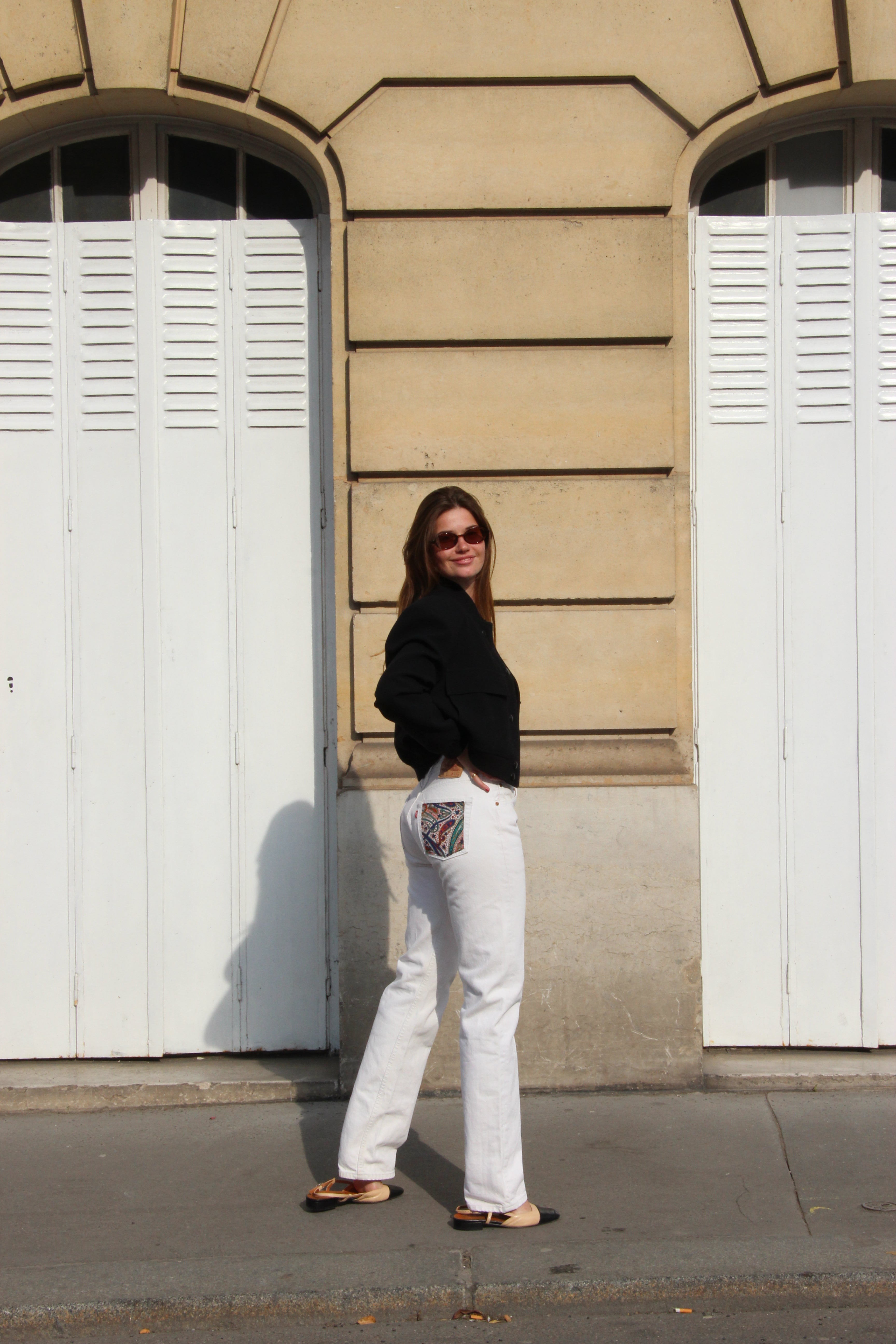 Jeans Levi's® upcyclé T36 (vintage W30 L34)