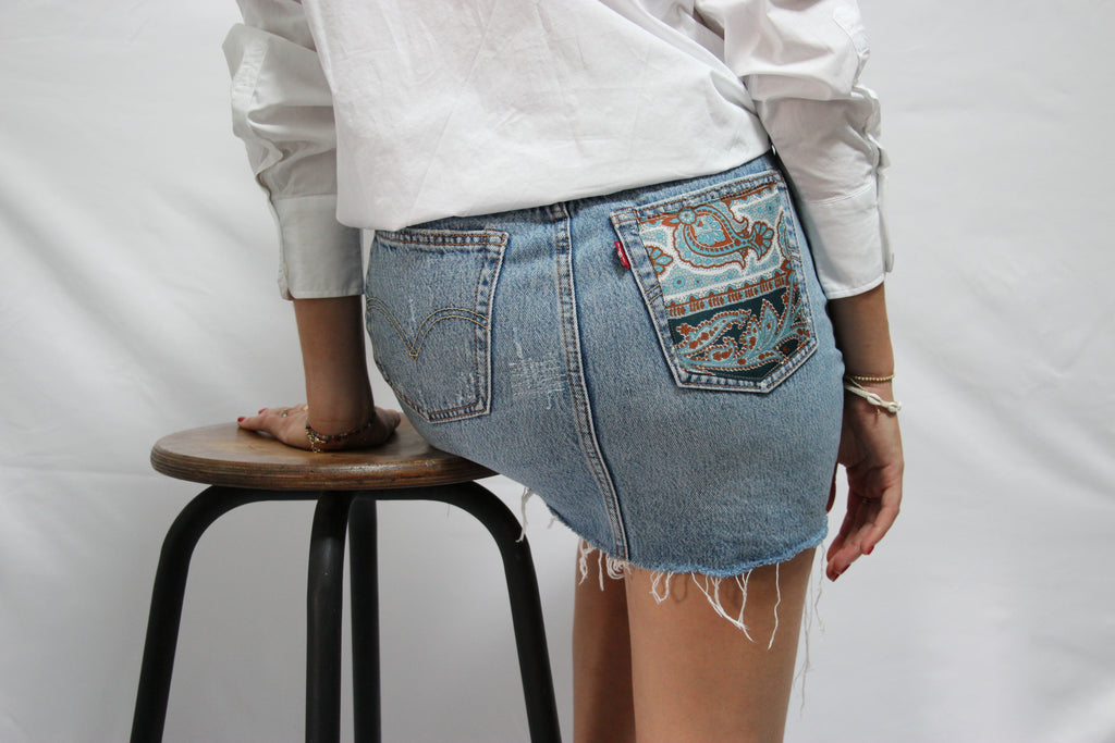 Jupe Levis 501 poche coloree