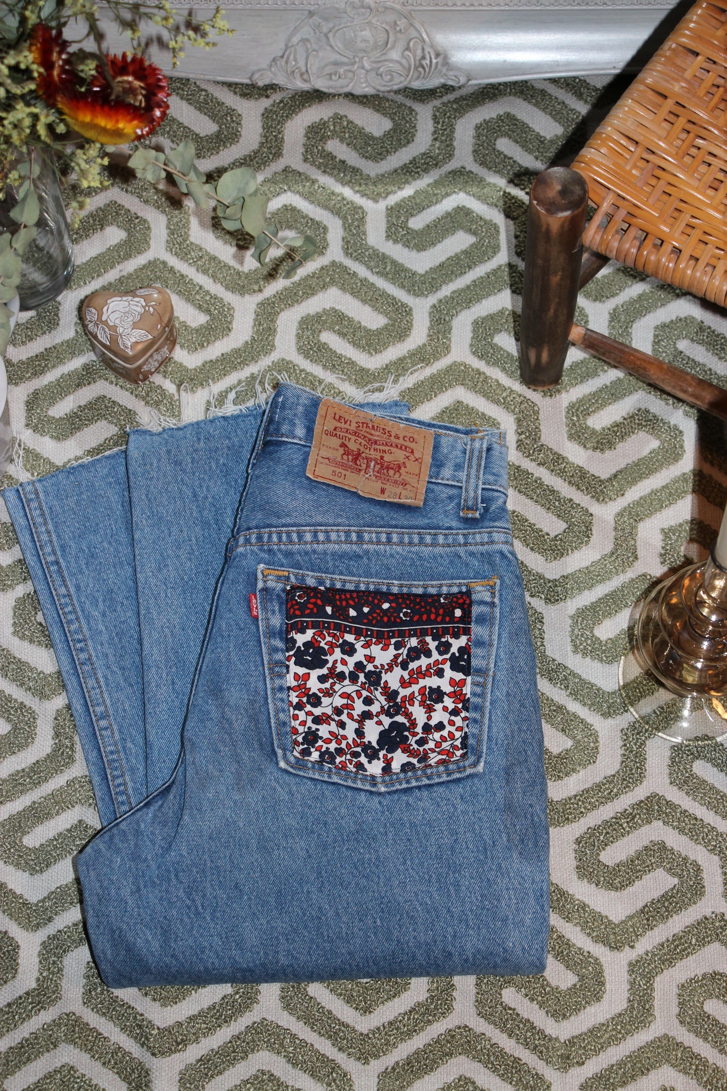 levis bleu vintage