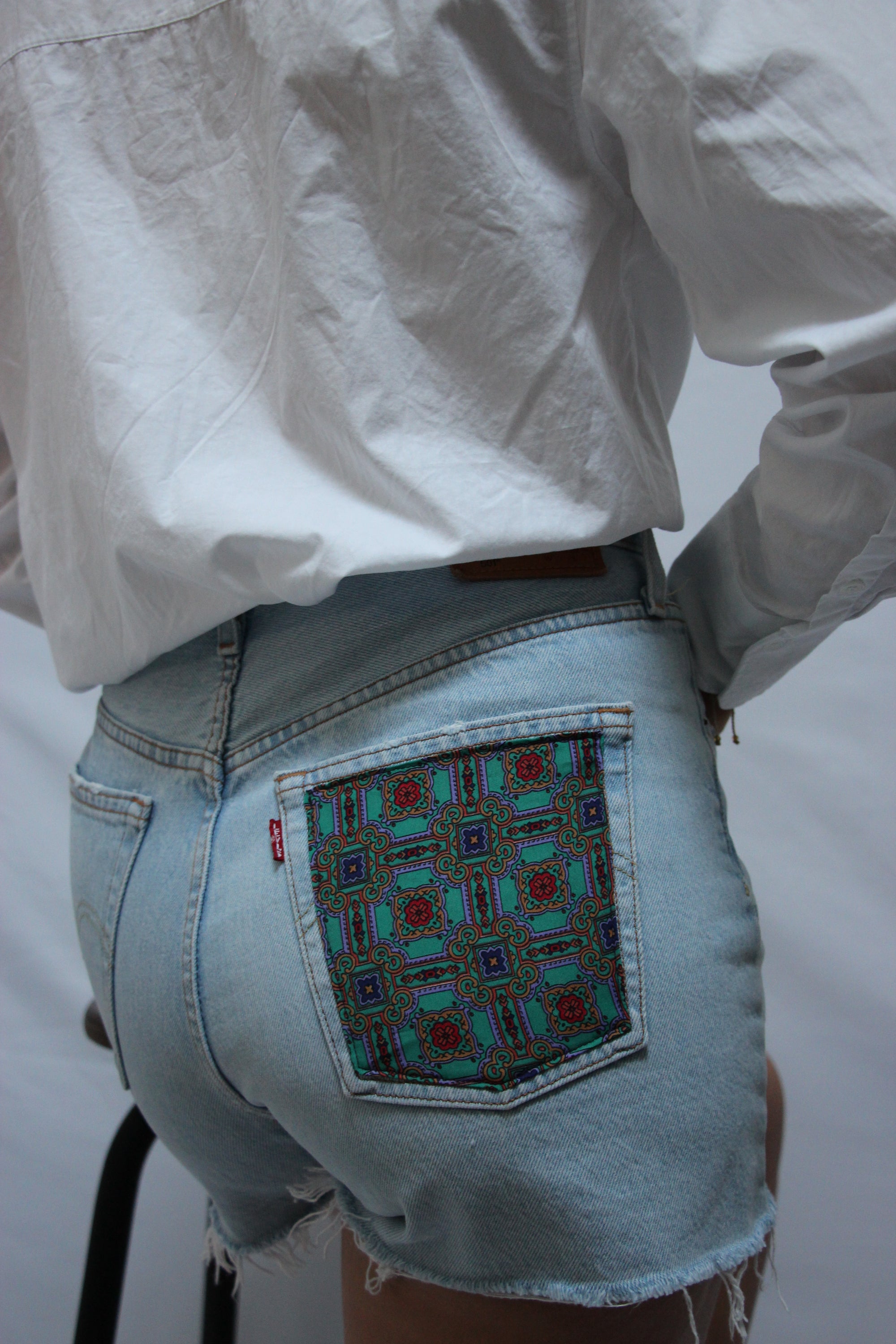 Short Levis 501 poche coloree