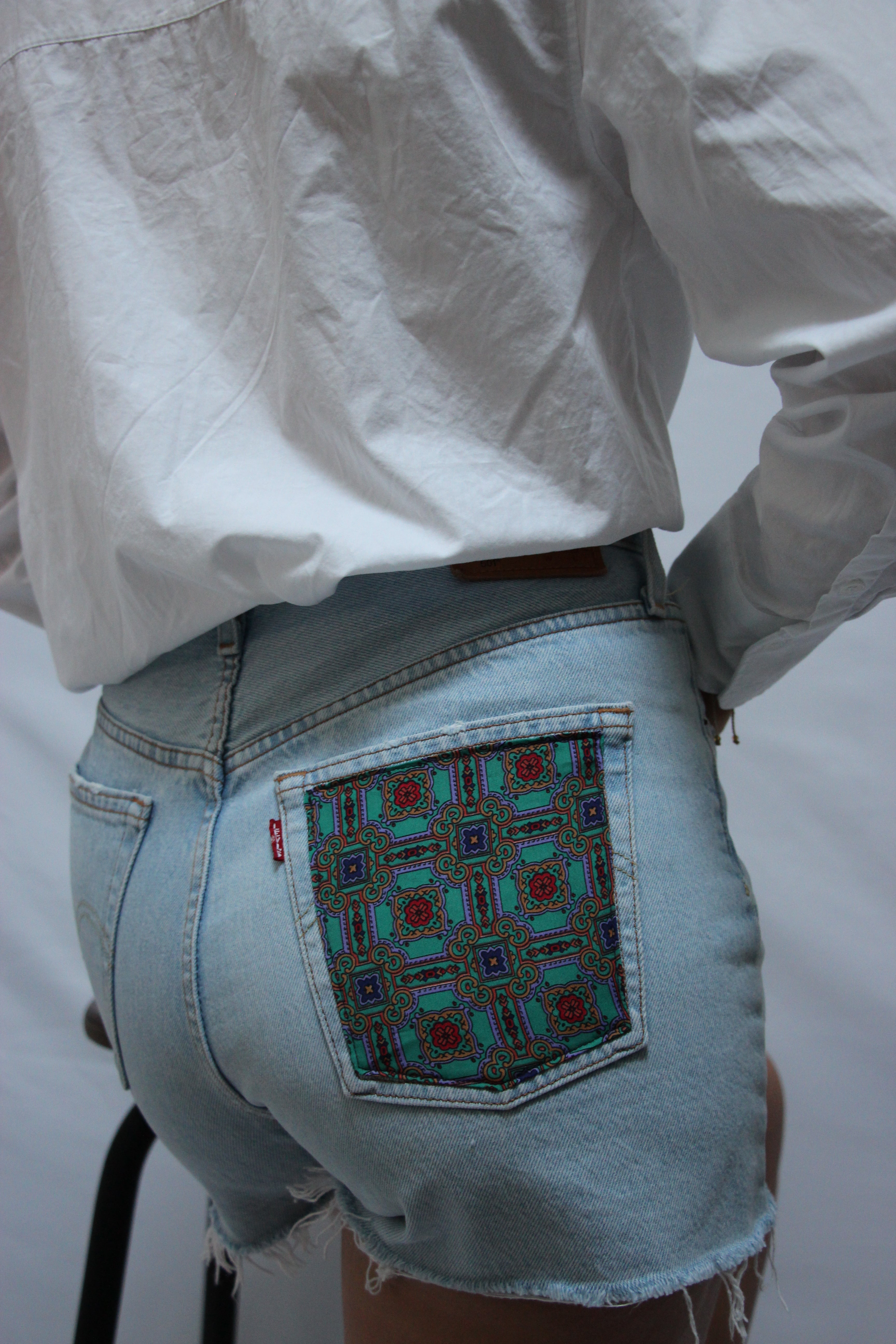 Short Levis 501 poche coloree