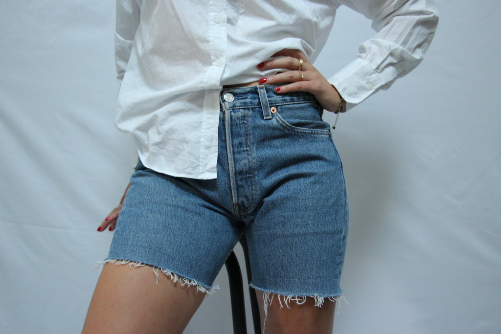 Short Levis 501 poche orange 