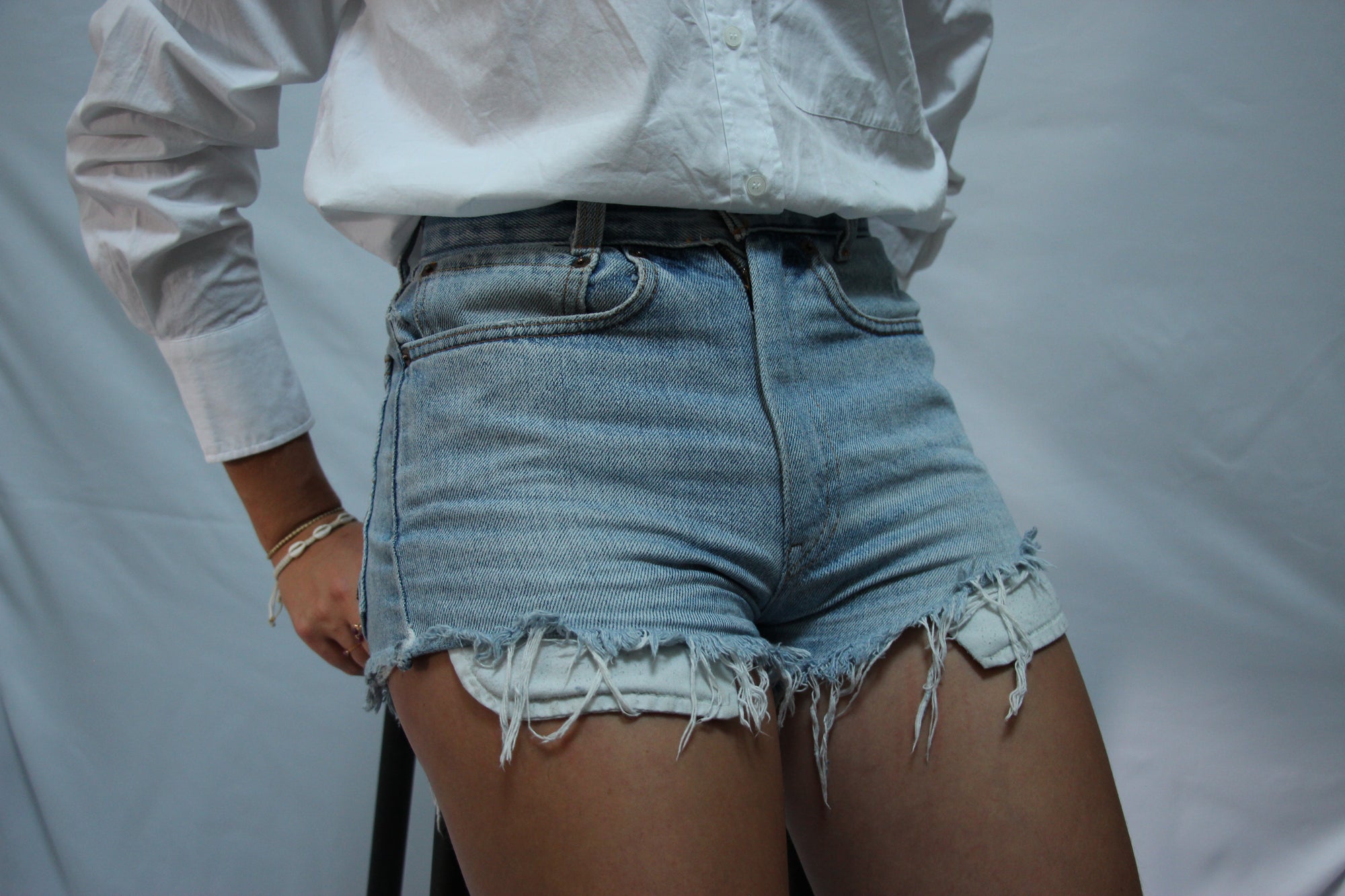 Short vintage Levis poche