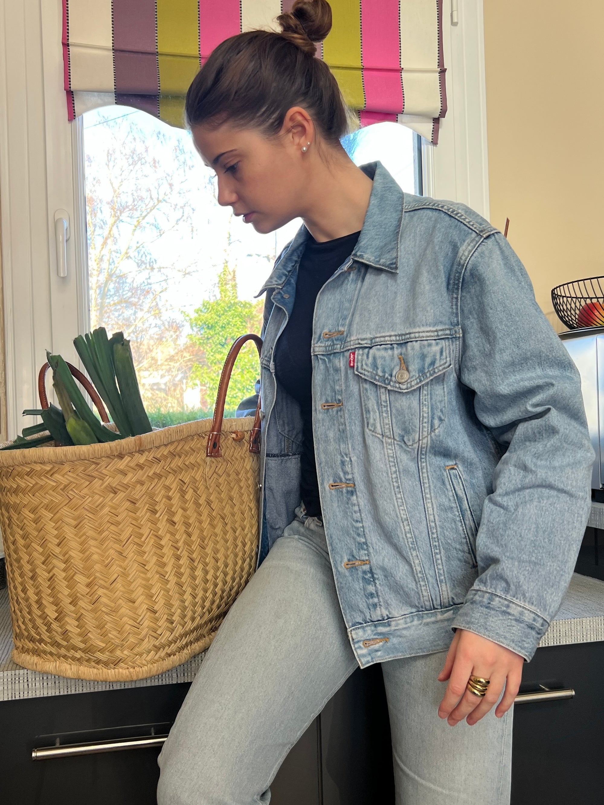 Veste en jeans levis bleu 